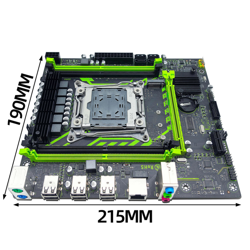 Placa Mãe Zsus X99-8D4 (Capacidade máxima: 128GB)