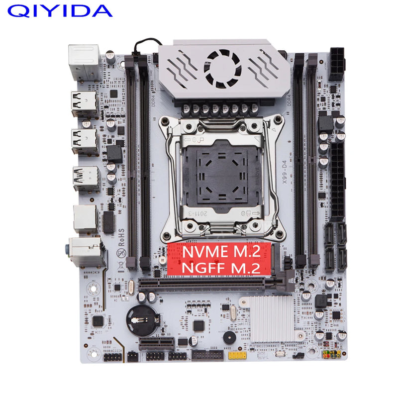 PLACA MÃE QIYIDA X99  D4 LGA 2011 3