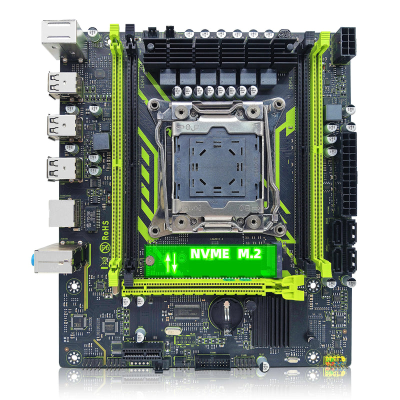 Placa Mãe Zsus X99-8D4 (Capacidade máxima: 128GB)