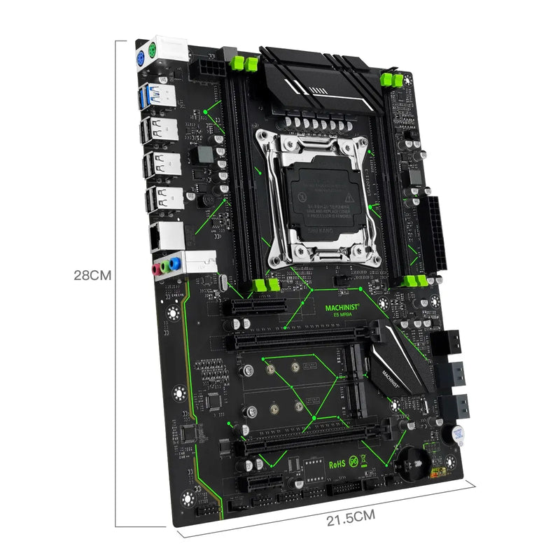 PLACA MÃE MACHINIST E5 MR9A V1.0 X99 SUPORTE LGA 2011-3