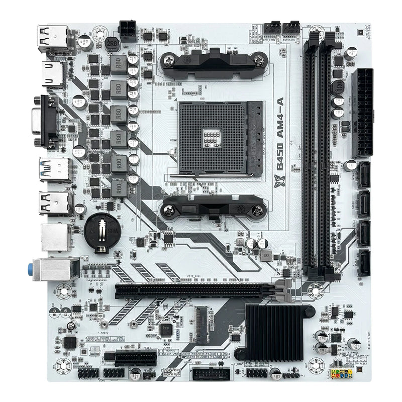 PLACA MÃE MACHINIST B450 AMD Processor (Supports Ryzen 5500 5600 5600G CPU)