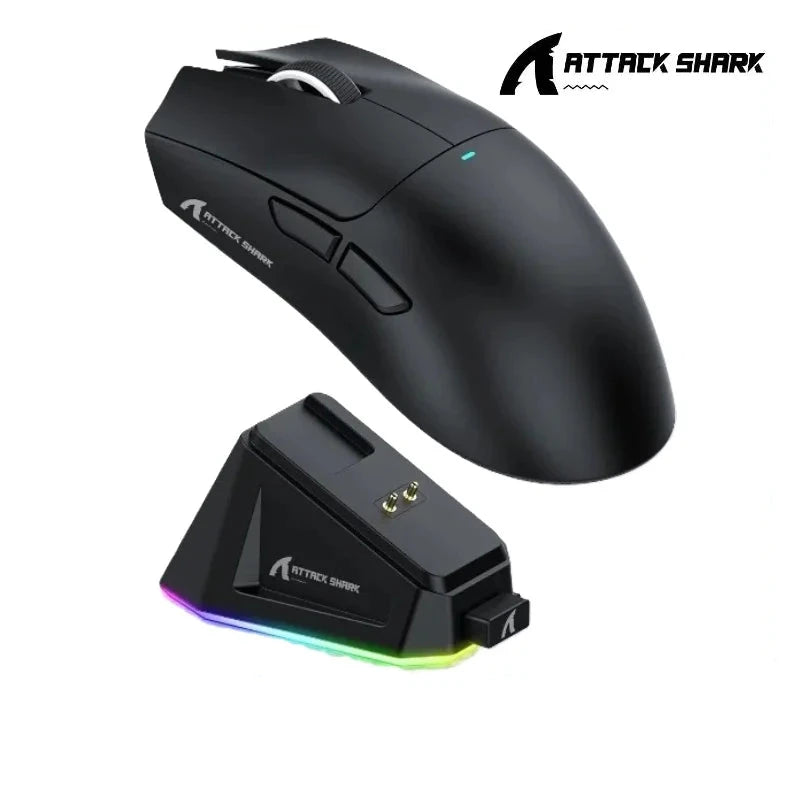 MOUSE ATTACK SHARK X11 PAW3311 Black Bluetooth